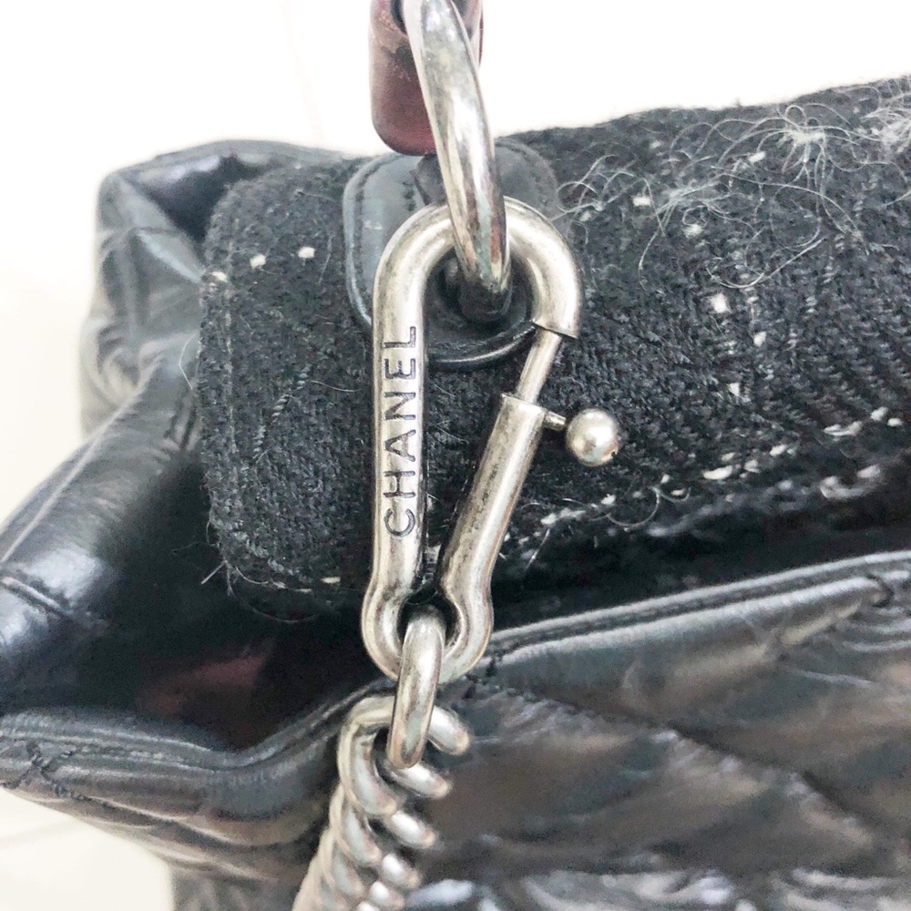 Chanel Lamb Skin Tote Bag Handbag